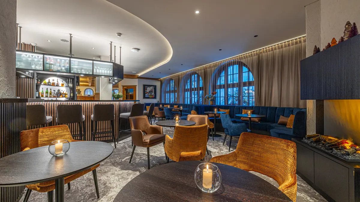 Hotel Central Sport Davos .Communal Bar And Lounge