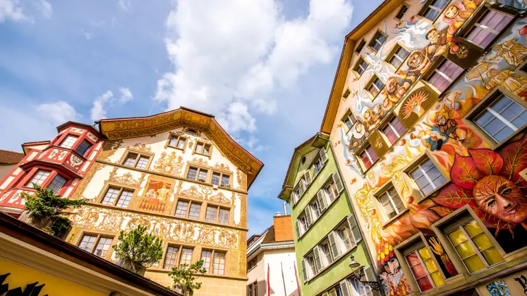 A scenic view of a landscape