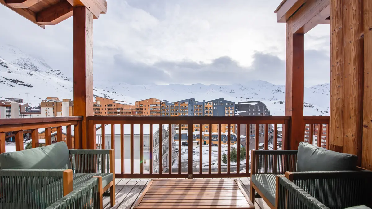 Chalet Chloe Val Thorens Balcony