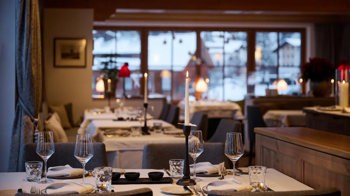 Hotel Haldenhof Lech Dining Room