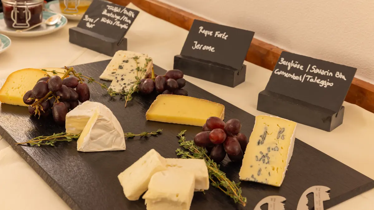 Hotel Erzberg Zurs Arlberg Austria Cheese Board