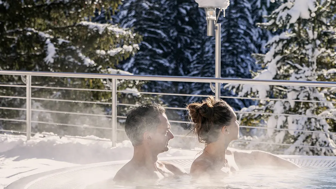 Hotel Ciasa Soleil La Villa Dolomites Italy Hot Tub (2)