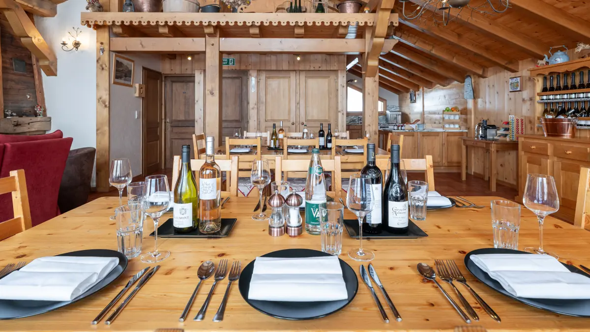 Chalet Marie Avoriaz Dining Area