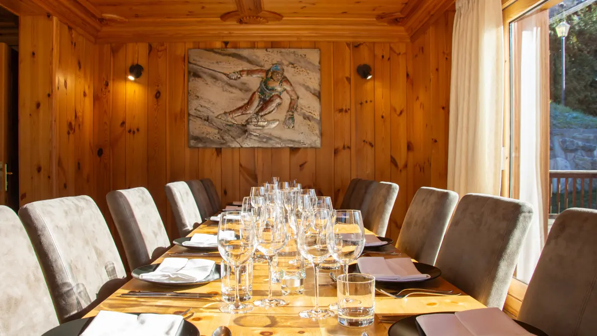 Chalet L'Ancolie Meribel Dining Area 2