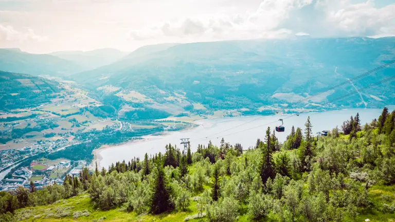 A scenic view of a landscape