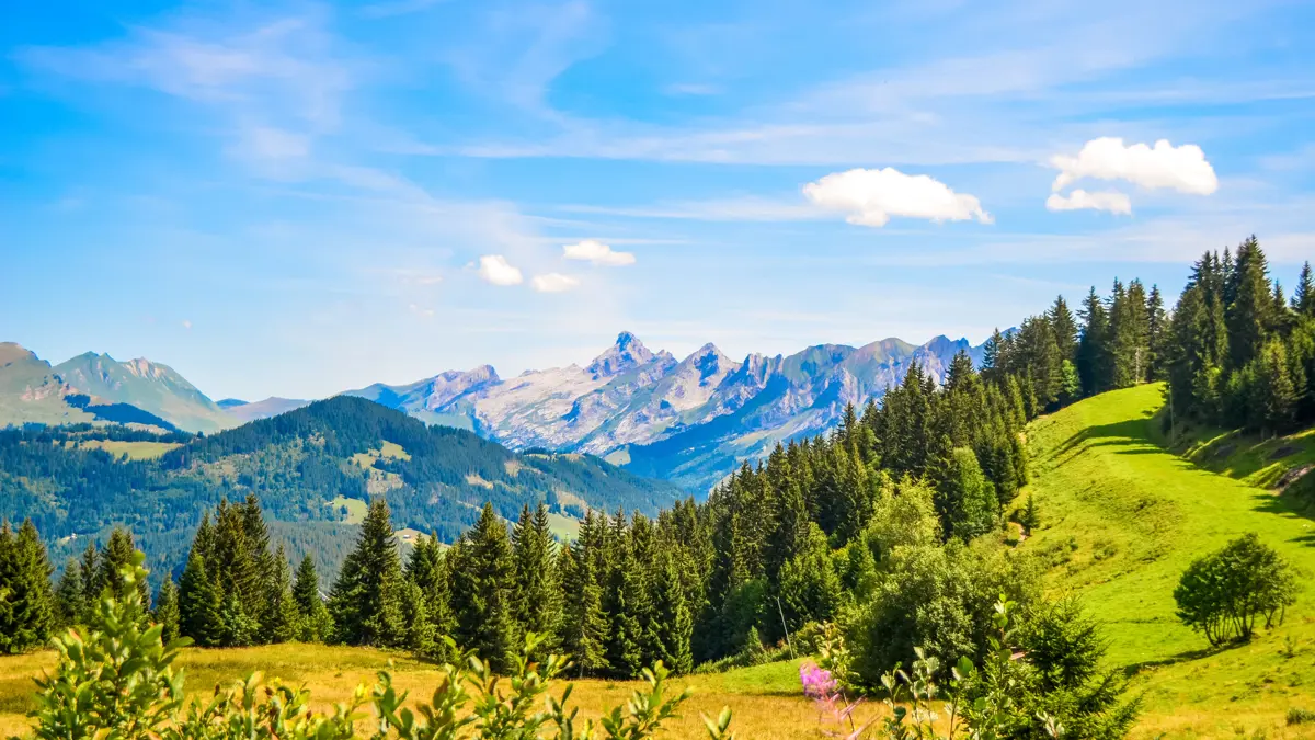 La Clusaz France Mountain Scenery