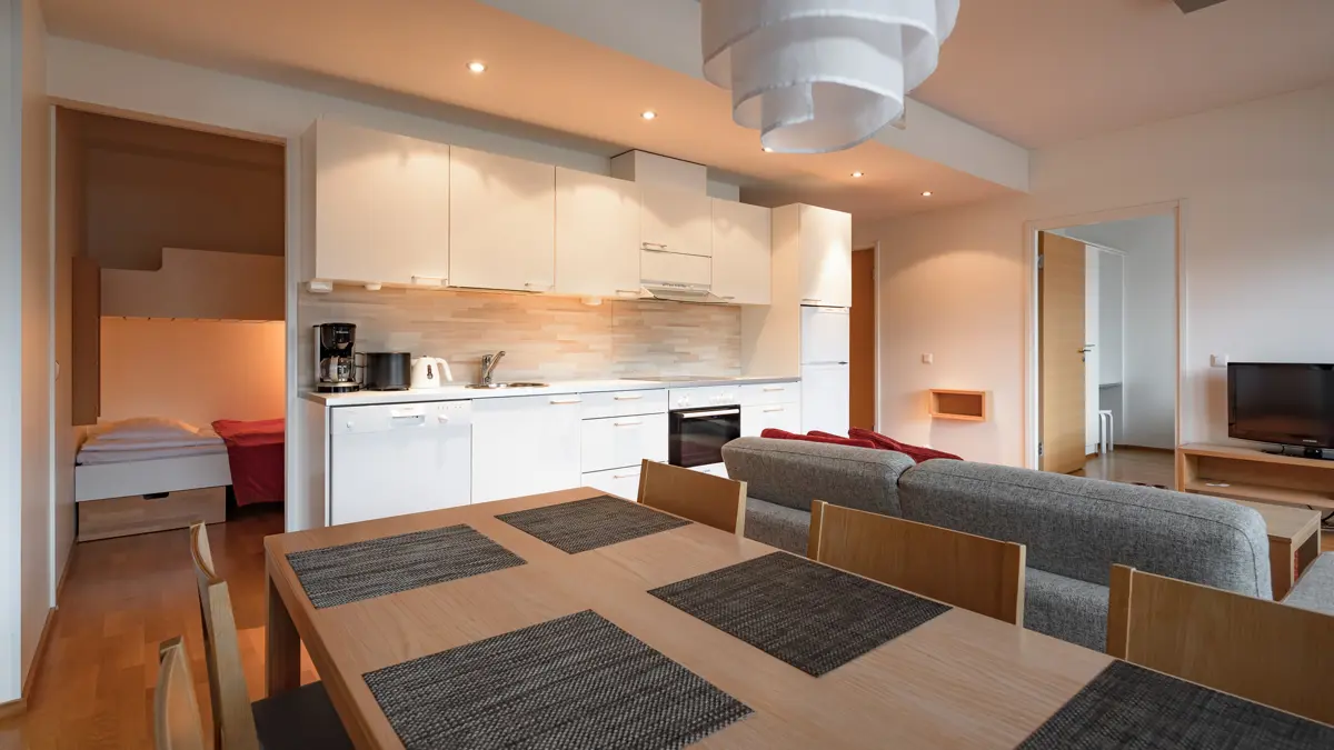 Ylläs Saaga Apartments Yllas Kitchen Area