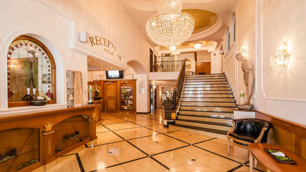 Inghams Italy Dolomites Selva Hotel Oswald Reception
