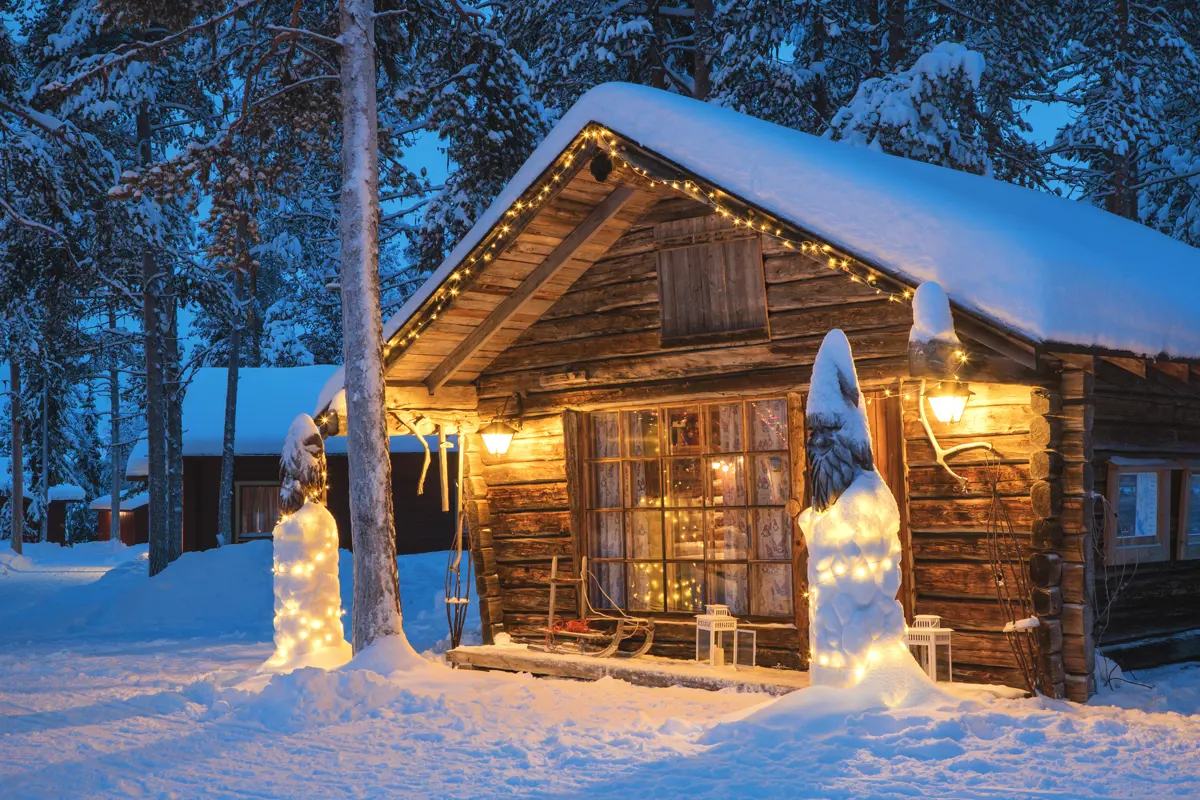Muonio Finland Santas Cabin