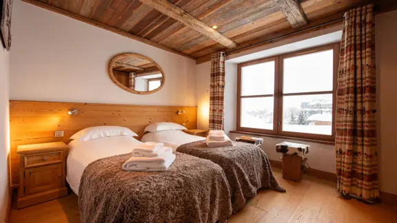 Chalet La Rocheure Valdisere Bedroom One