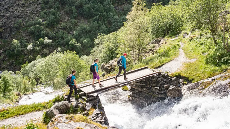 A scenic view of a landscape