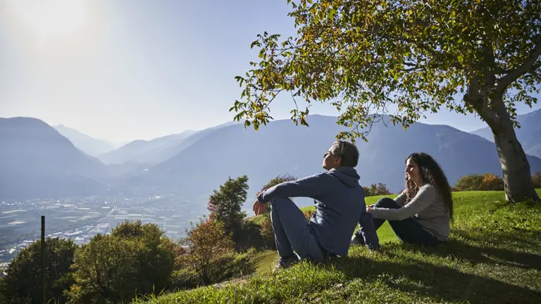A scenic view of a landscape