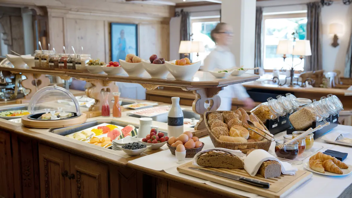 Hotel Der Berghof Lech Buffet
