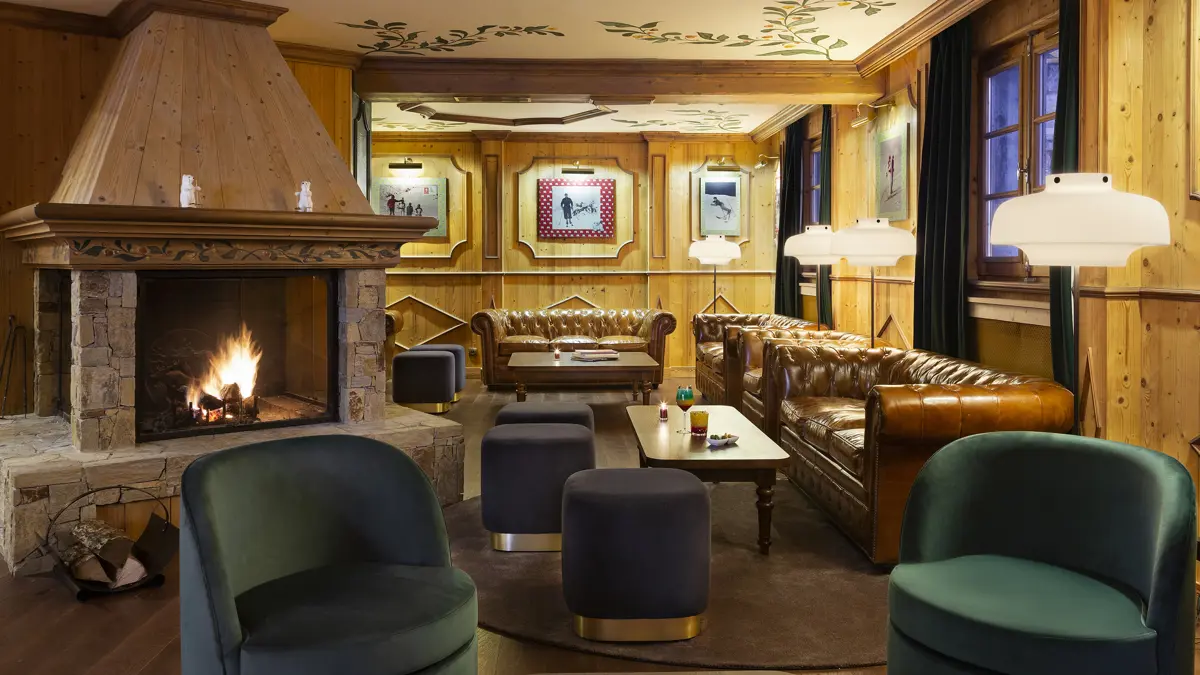 Ours Blanc Hotel And Spa Les Menuires Lounge