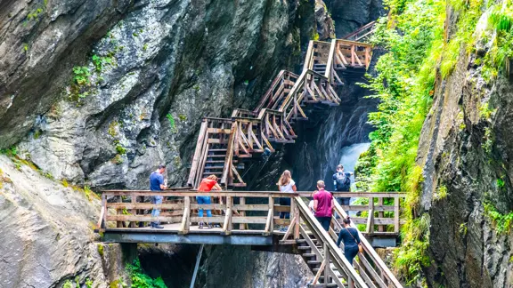 Zell Am See Sigmund Thun Klamm walkway