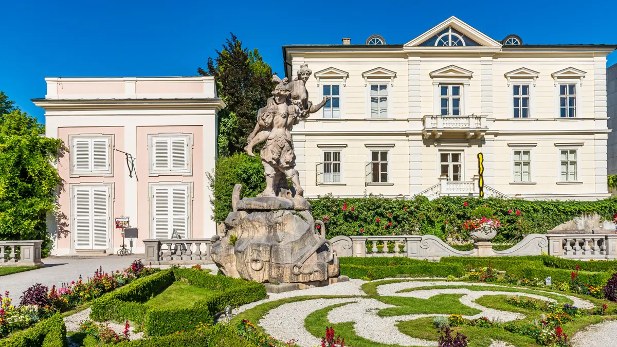 Salzburg Gardens Of The Mirabell Palace