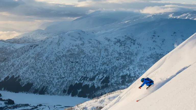 A scenic view of a landscape