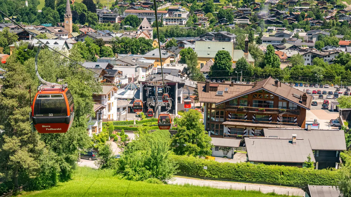 Hotel Kaiserhof Kitzbuhel Gondola Exterior