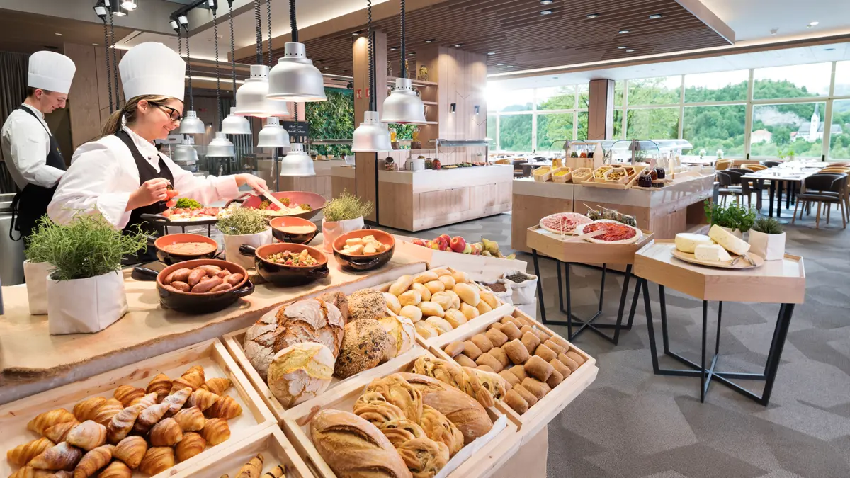 Hotel Rikli Balance Lake Bled Buffet