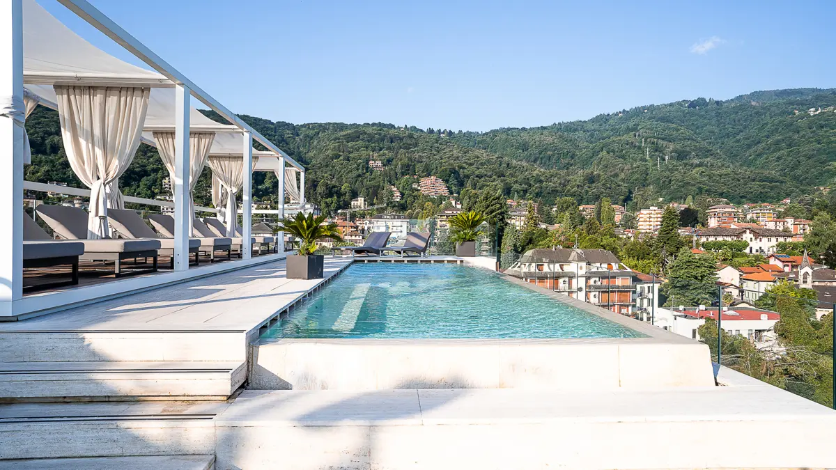 Hotel La Palma, Stresa, Lake Maggiore, Rooftop Pool