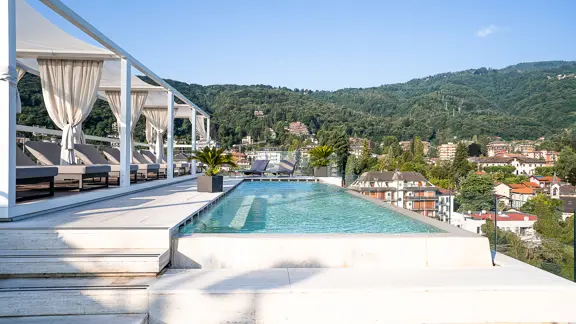 Hotel La Palma, Stresa, Lake Maggiore, Rooftop Pool