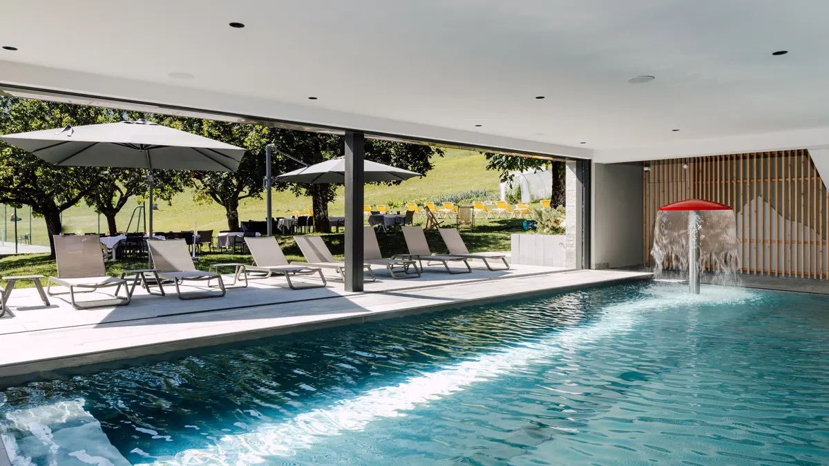 Hotel Les Champ Fleuris Indoor Swimming Pool