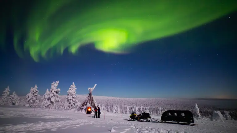 A scenic view of a landscape