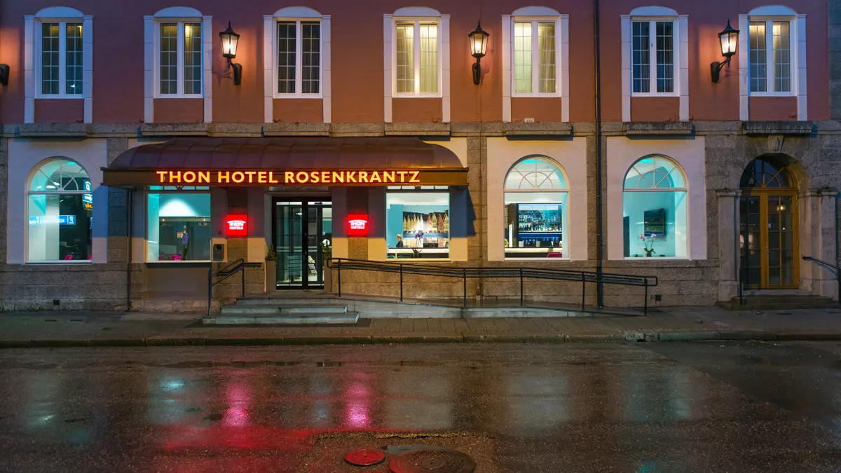 Thon Hotel Rosenkrantz Bergen Fasade 3