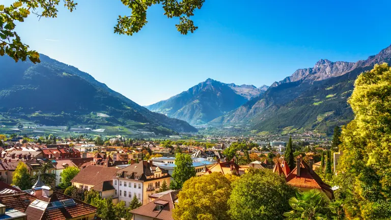 A scenic view of a landscape