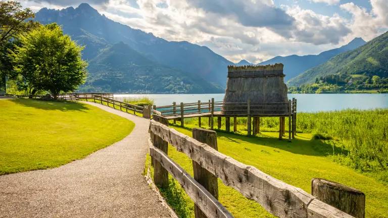 A scenic view of a landscape