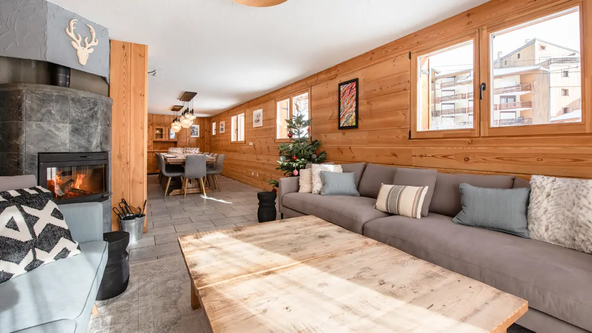 Chalet La Breche Alpe d'Huez Lounge 2