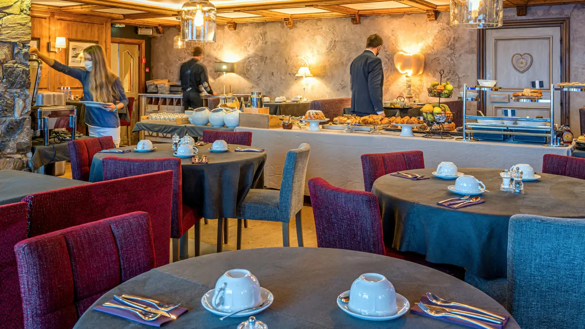 Hotel Campanules Tignes Breakfast Restaurant
