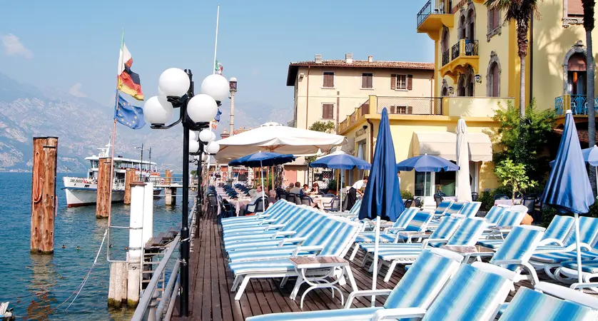 Hotel Malcesine, Malcesine, Lake Garda, Italy, Sun Terrace