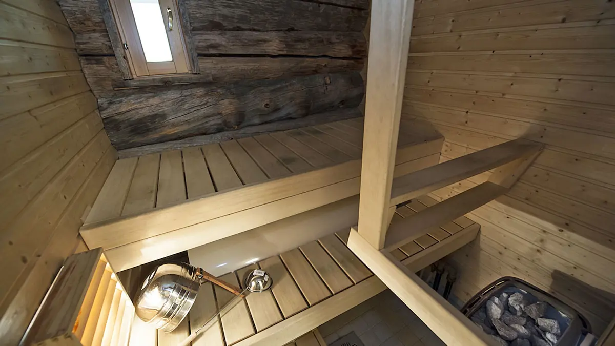 Levi Log Cabins Levi Lomailevi F20 Cabin Sauna