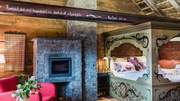 Historic Eldhuset bedroom