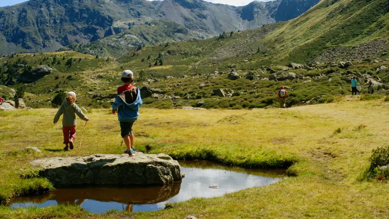 A scenic view of a landscape