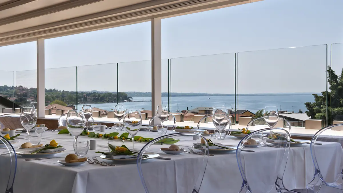 Palace Hotel San Pietro, Bardolino, Lake Garda, Restaurant Terrace