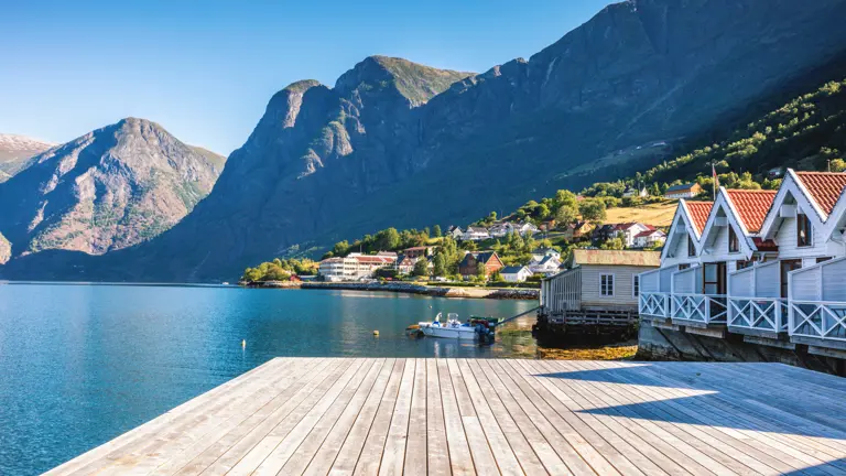 A scenic view of a landscape