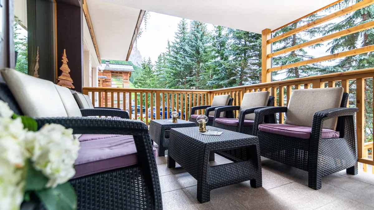 Inghams Italy Dolomites San Cassiano Hotel La Stua Terrace