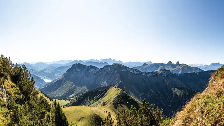 A scenic view of a landscape