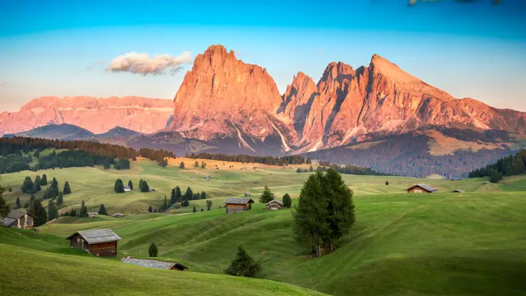 A scenic view of a landscape