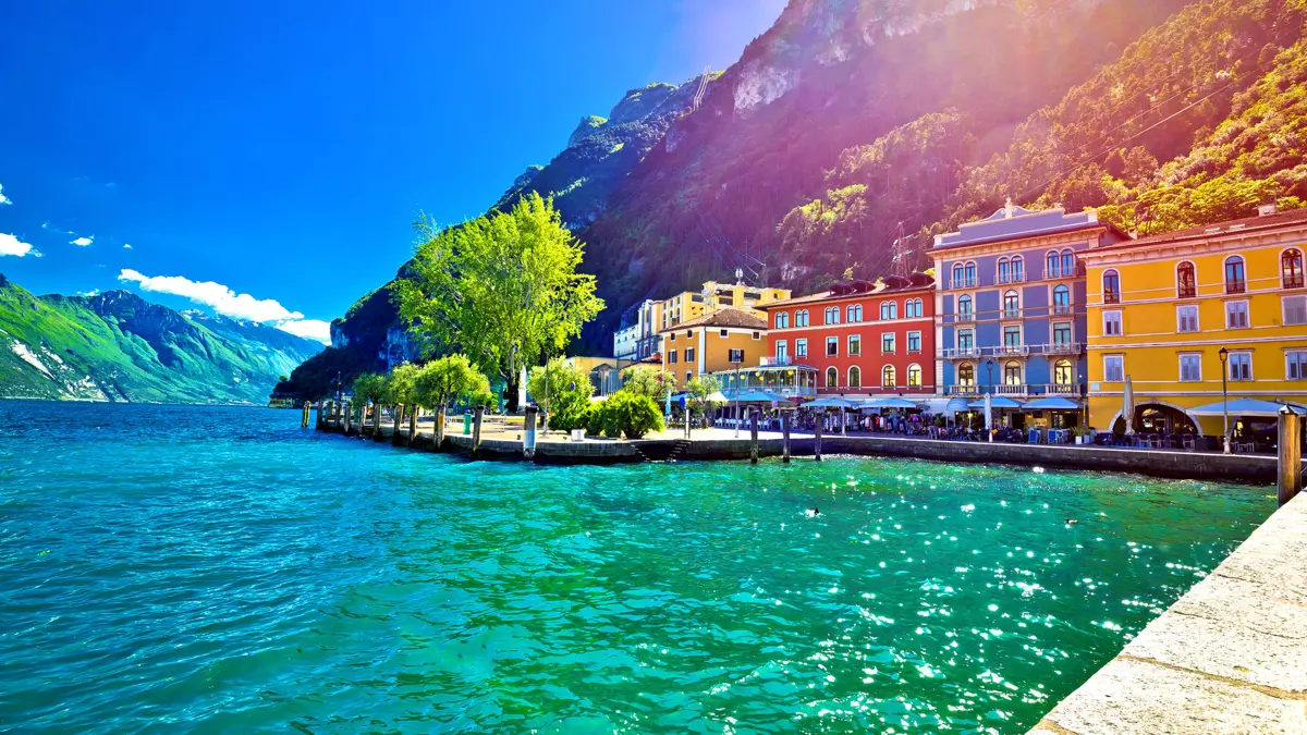 Hotel Europa, Riva, Lake Garda, Ferry Port Location