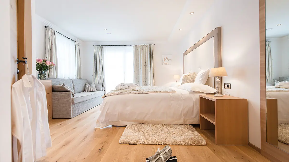 Inghams Italy Dolomites Selva Hotel Rodella Bedroom