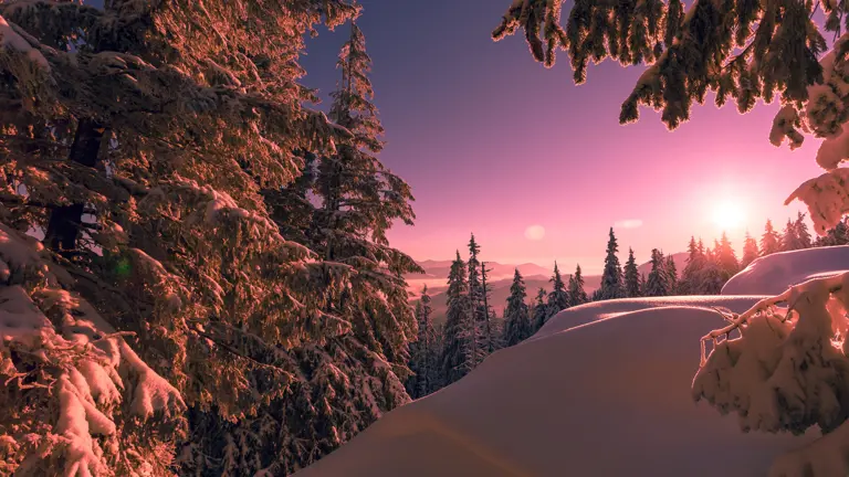 Finland Lapland Sunset