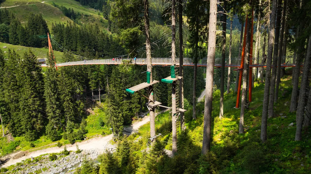 Goldengate Suspension Bridge Saalbach Hinterglemm