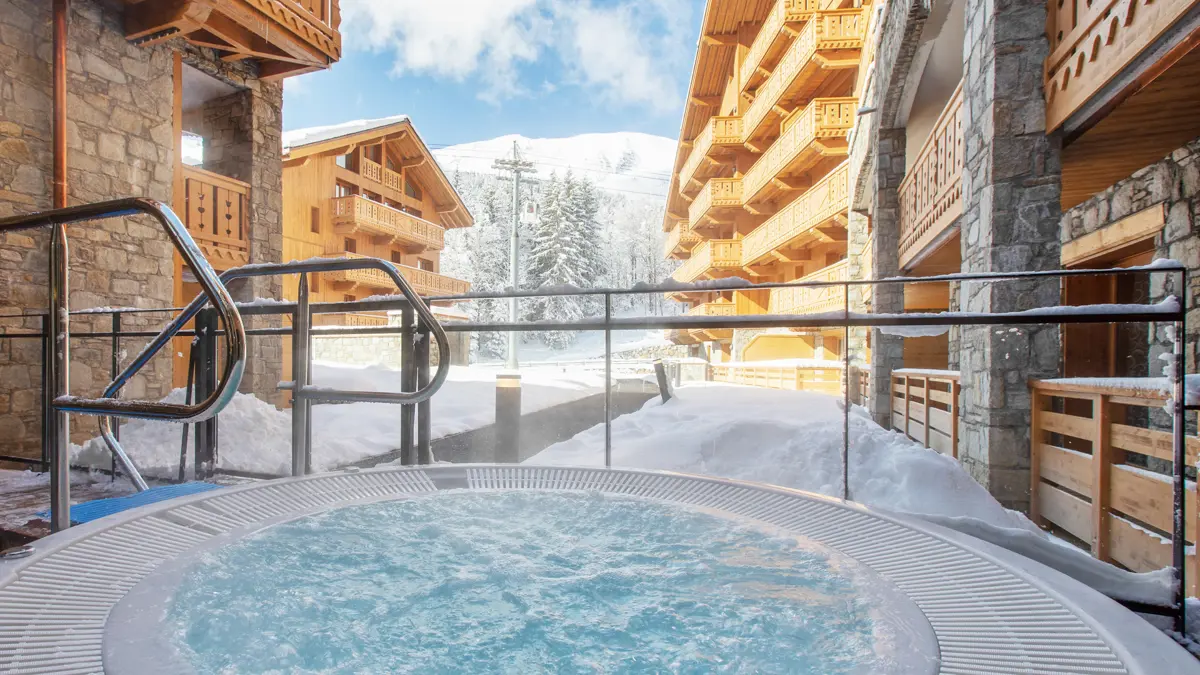 Residence L'hévana Meribel Outdoor Jacuzzi 2