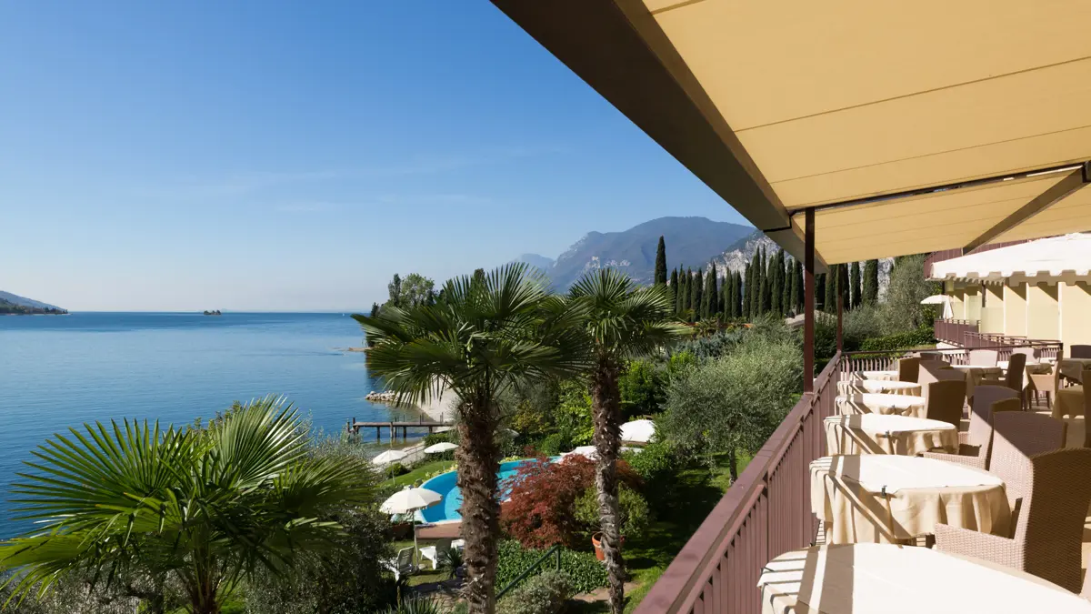 Hotel Maximillian, Malcesine, Lake Garda, Lake View from Terrace