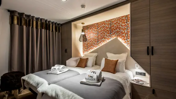 Typical apartment double bedroom