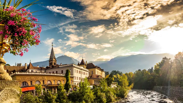 A scenic view of a landscape