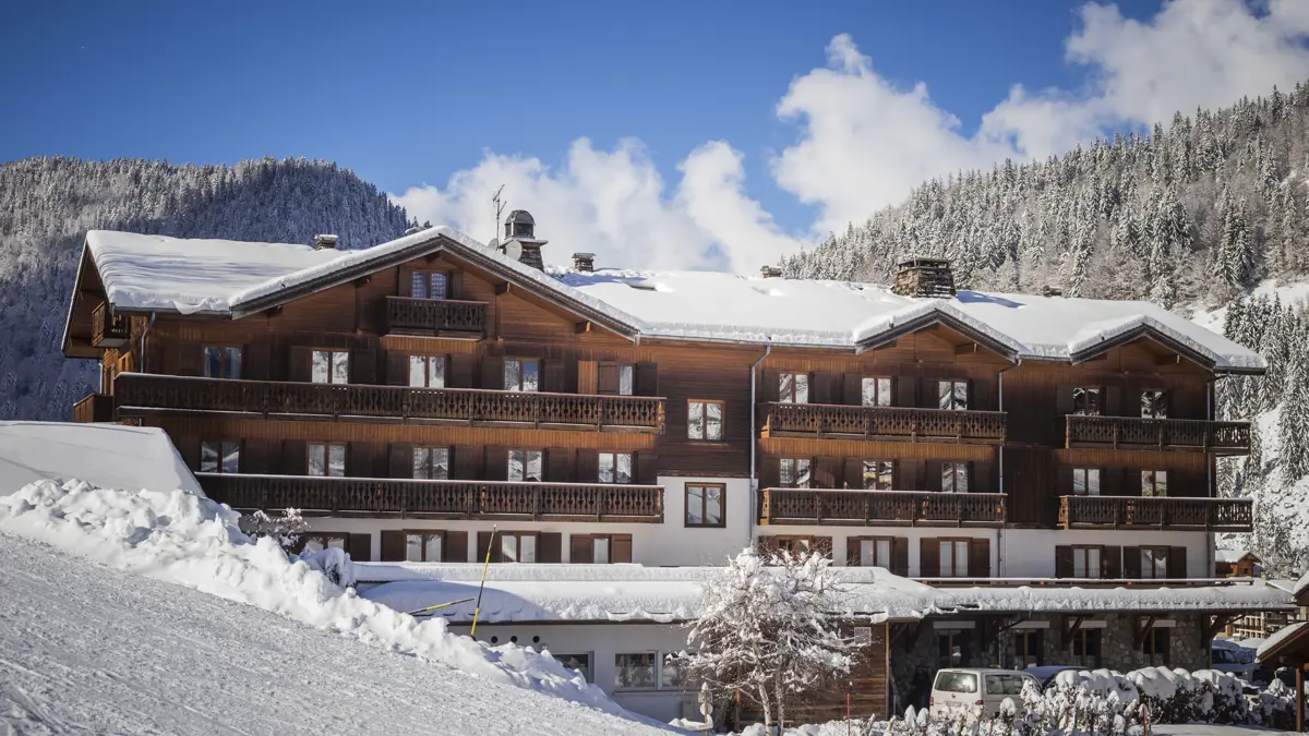 Hotel Beauregard La Clusaz Exterior Winter